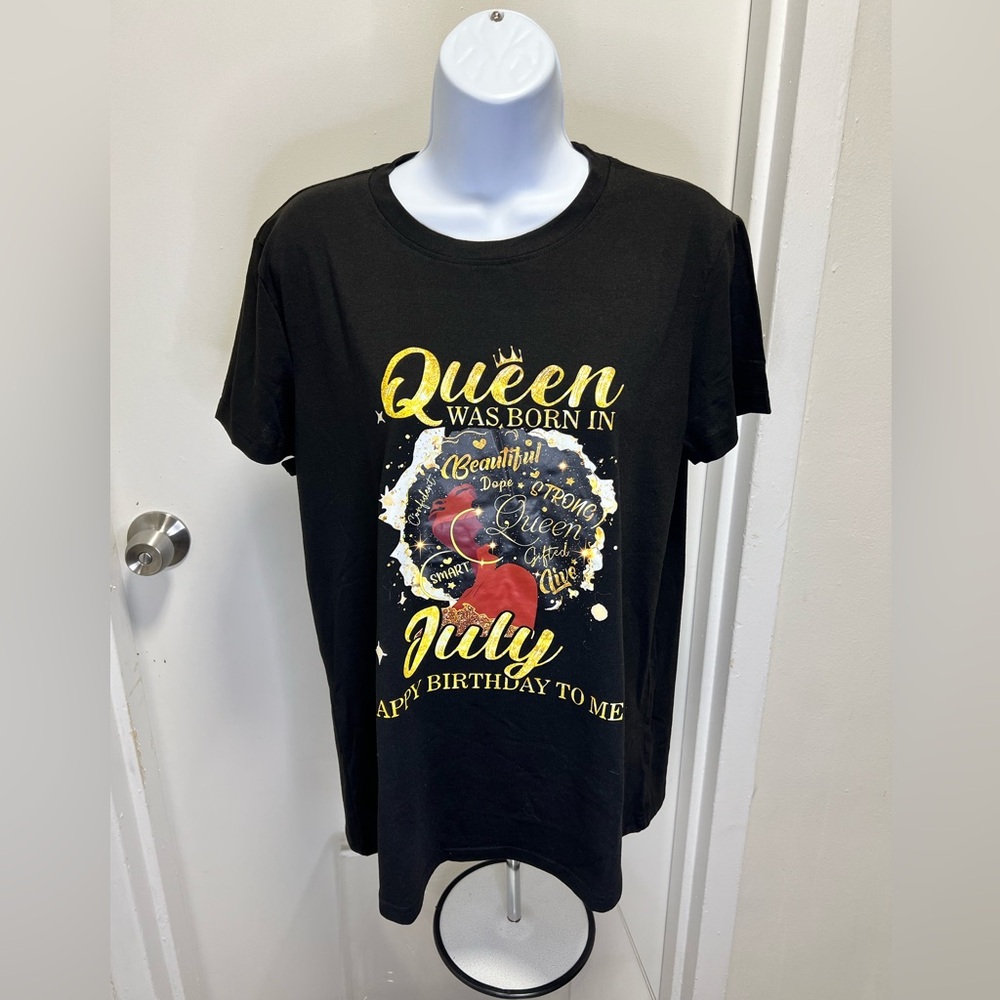 Black Birthday T-Shirt Women’s size L